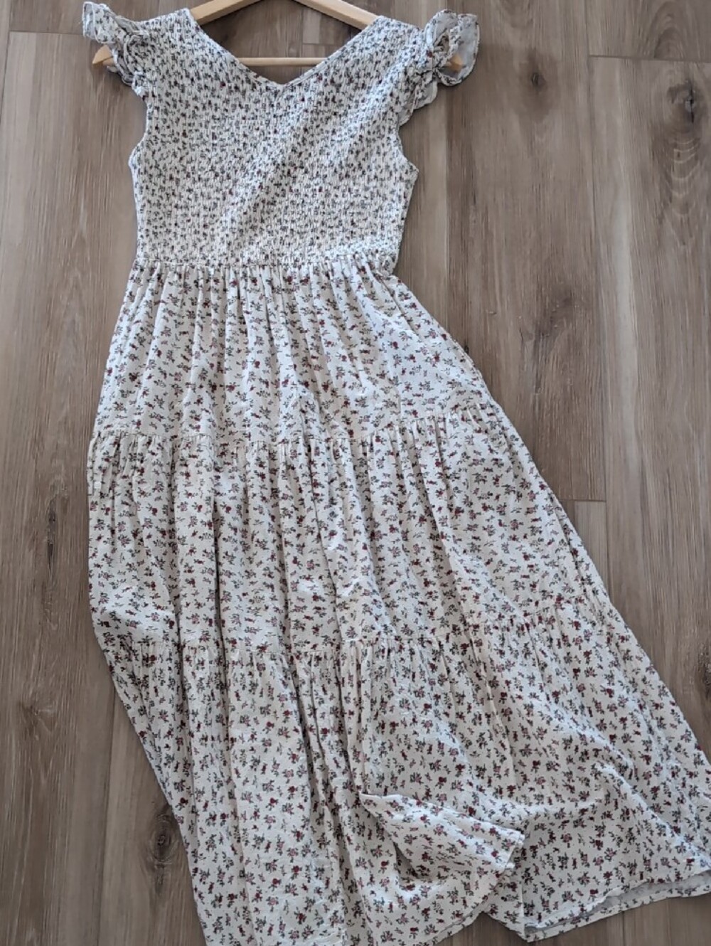 Neuflora Floral Smocked Floral Dress - Picture 6 of 6